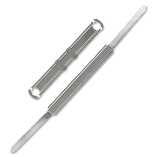 ACCO Two-Piece Paper Fasteners, 3 1/2" Capacity, 8 1/2" Center, Silver, Case Pack of 50 (A7070724H)