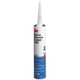 White 3M Marine 5200 Adhesive / Sealant 10 fluid ounce cartridge