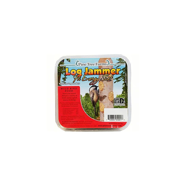 Pine Tree 5001 Log Jammer High Energy Suet Plug,net wt 9.4oz