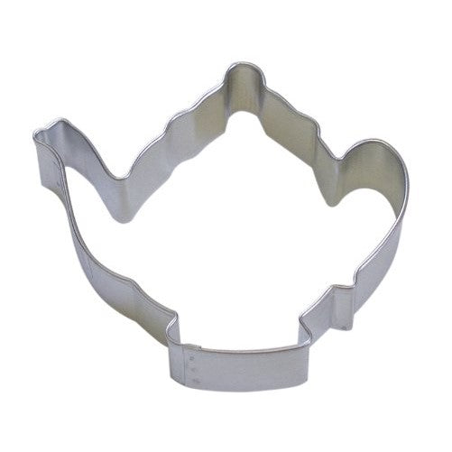 R&M Teapot 3.75" Cookie Cutter in Durable, Economical, Tinplated Steel