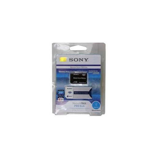 Sony 4 GB Memory Stick PRO DUO Media (MSX-M4GS) (Retail Package)