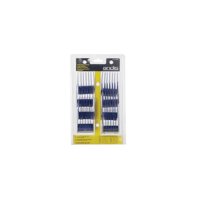 Andis Universal 8 Piece Large Comb Set, 12990