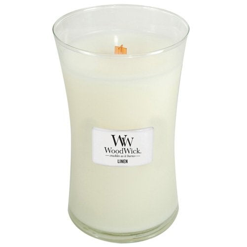 Woodwick Candle Linen Large Jar