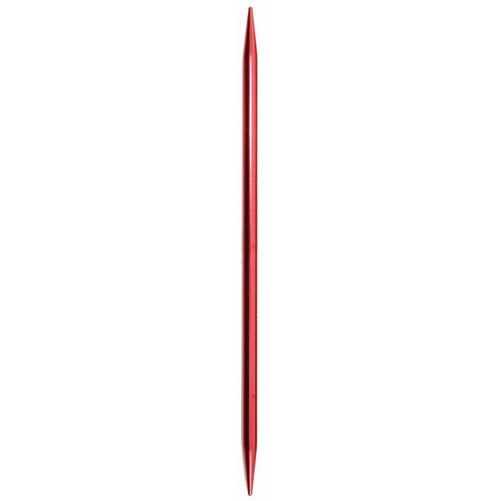 Susan Bates 11109-9 7-Inch Silvalume Double Point Knitting Needle, 5.5mm, Red, 5 Per Package