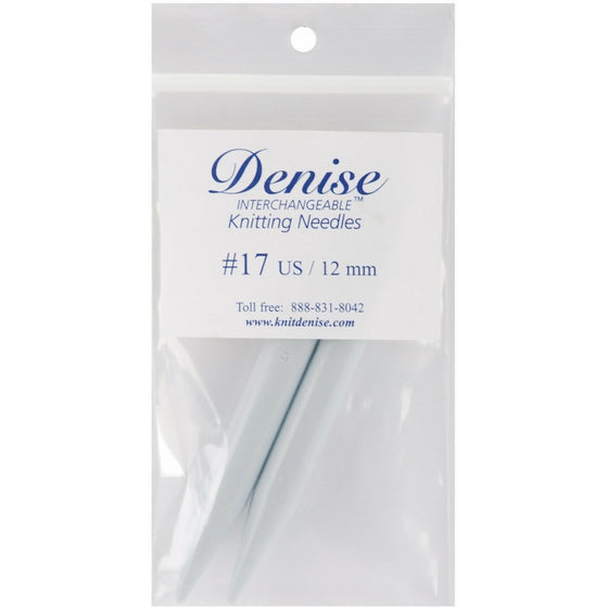 By Annie Denise Interchangeable Knitting Needles, Size 17/12.75mm