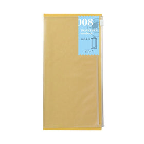 Midori Traveler's Notebook Refill #8 Clear Zipper Pocker