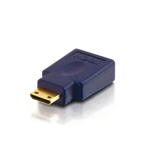 C2G/Cables to Go 40435 HDMI to HDMI Mini 1080p Version 1.3 Adapter (Blue)