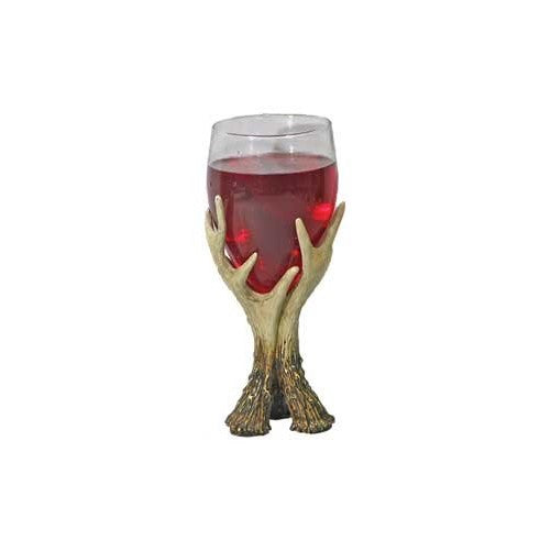 Antler Wine Glasses with Distinctive Styles 7.5-inch (Set of 2 glasses)
