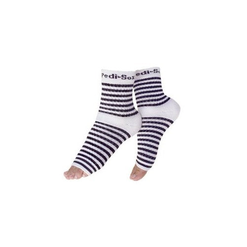 Pedi Sox Black and White Stripe 1 pair