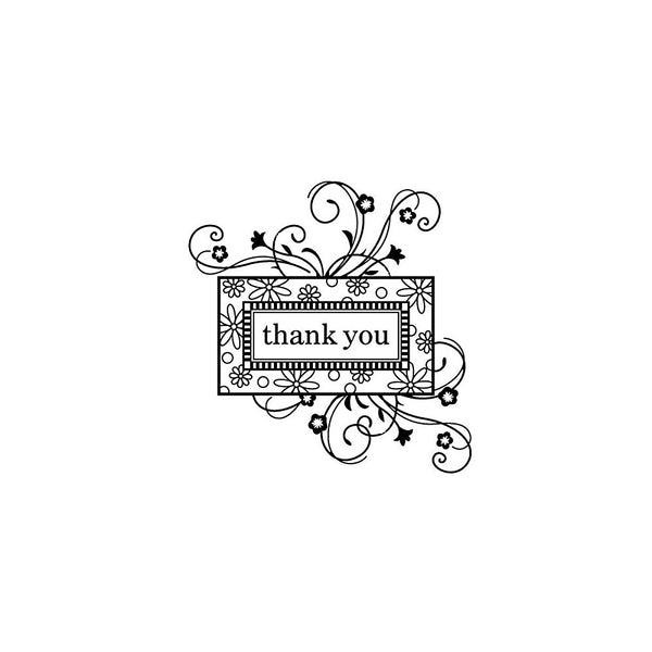 Inkadinkado Thank You Frame Clear Stamp