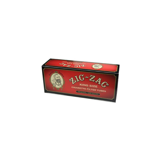 Zig Zag Cigarette Tubes Full Flavor King Size - 200ct Box