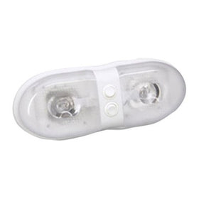Bargman 34-76-243 Incandescent Interior Light (Dual Bulb with Dual Switches)