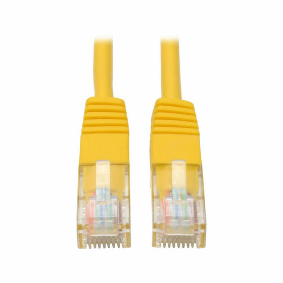 Tripp Lite Cat5e 350MHz Molded Patch Cable (RJ45 M/M) - Yellow, 1-ft.(N002-001-YW)