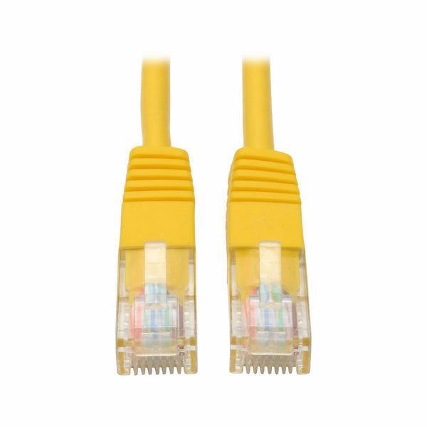 Tripp Lite Cat5e 350MHz Molded Patch Cable (RJ45 M/M) - Yellow, 1-ft.(N002-001-YW)