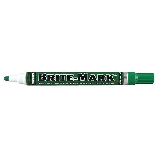 BRITE-MARK Medium Tip Paint Marker, Green