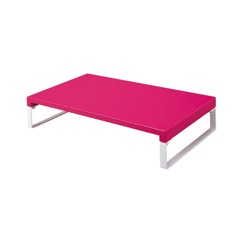 LIHIT LAB Desktop Stand (Monitor Stand), Pink, 9.8 x 15.4 x 3.1 inches (A7330-3)