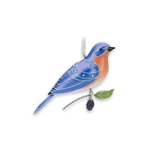 Hallmark Ornament 2010 Eastern Bluebird #6 in the Beauty of the Birds Series