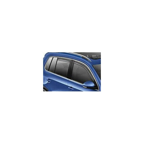 OEM VW Volkswagen Tiguan Front Window Vent Deflectors 2