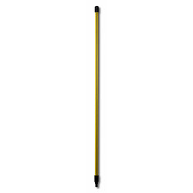 Nupla 68556 Fiberglass Classic Screw-In Adaptor Broom/Mop Handle, 72" Length, Yellow