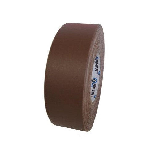 Pro Gaff / Gaffers Tape .5, 1, 2, 3, & 4 Inch Widths X Variable Lengths, 2 Inch, Brown