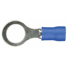 Install Bay Vinyl Terminal Ring Connector 5/16 Inch 16/14 Gauge 100 Pack Blue - BVRT516