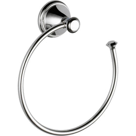 Delta Faucet 79746 Cassidy Towel Ring, Polished Chrome