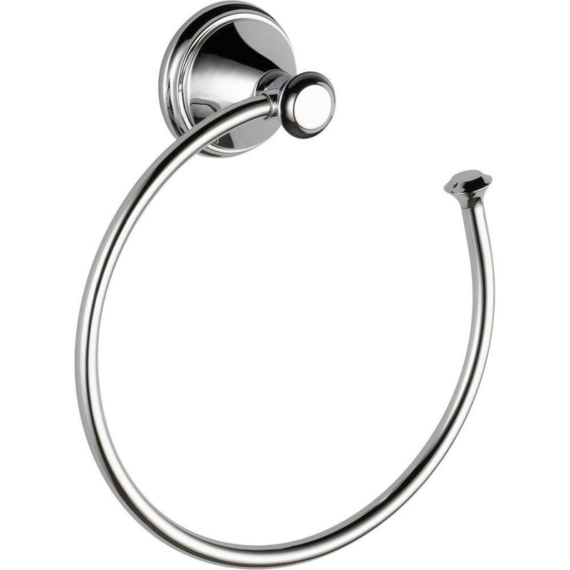 Delta Faucet 79746 Cassidy Towel Ring, Polished Chrome