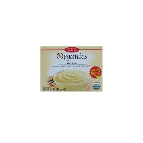 European Gourmet Bakery: Organics Vanilla Cooked Pudding & Pie Filling Mix (1 X 3.5 Oz)