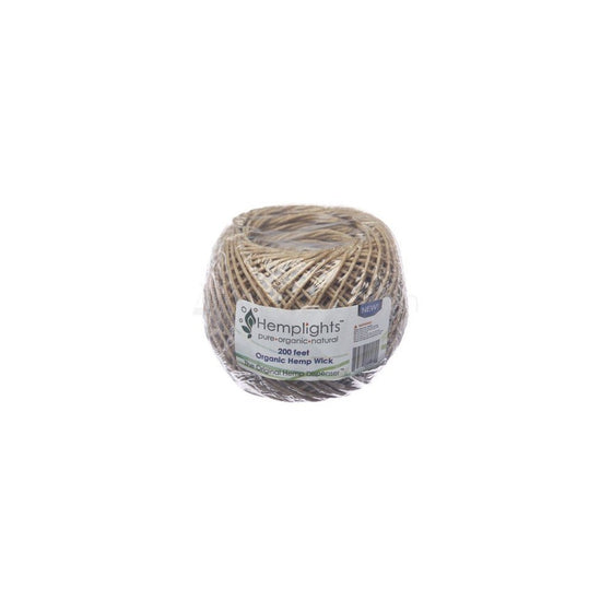 Hemplights Organic Hemp Wick 200 FT Big Spool