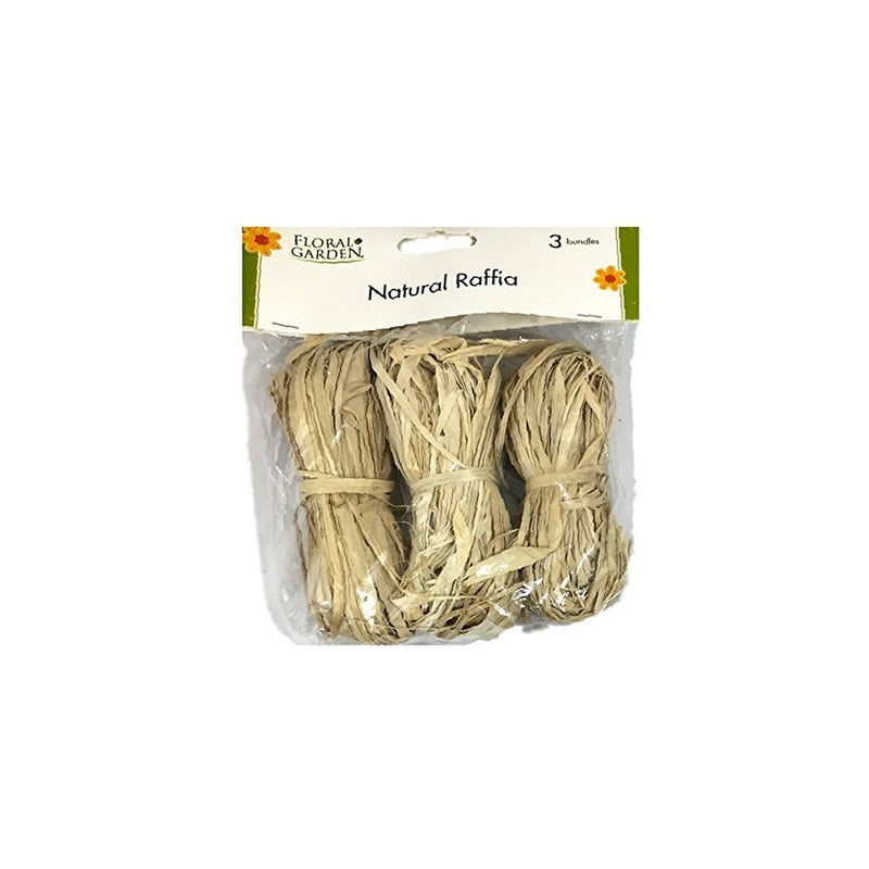 Natural Raffia 3 Bundle Pack Tan