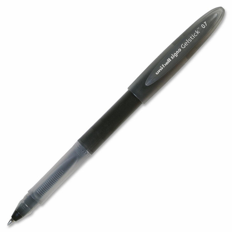 Uni-Ball 69054 Gel Stick Pens, Medium Point, Black Ink, 12-Count