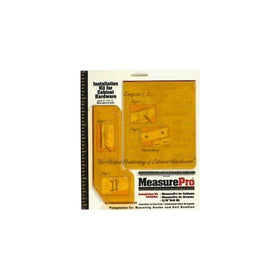 MEASURE PRO INSTALLATION GUIDE CABINET HARDWARE KIT