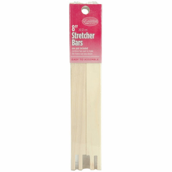 Edmunds Regular Stretcher Bars for Needle Art, 8 by 3/4-Inch