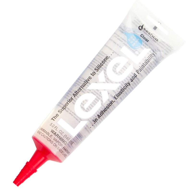 Sashco 13013-2 13013 5oz Sealants Clear Lexel Adhesive Caulk, 5-Ounce