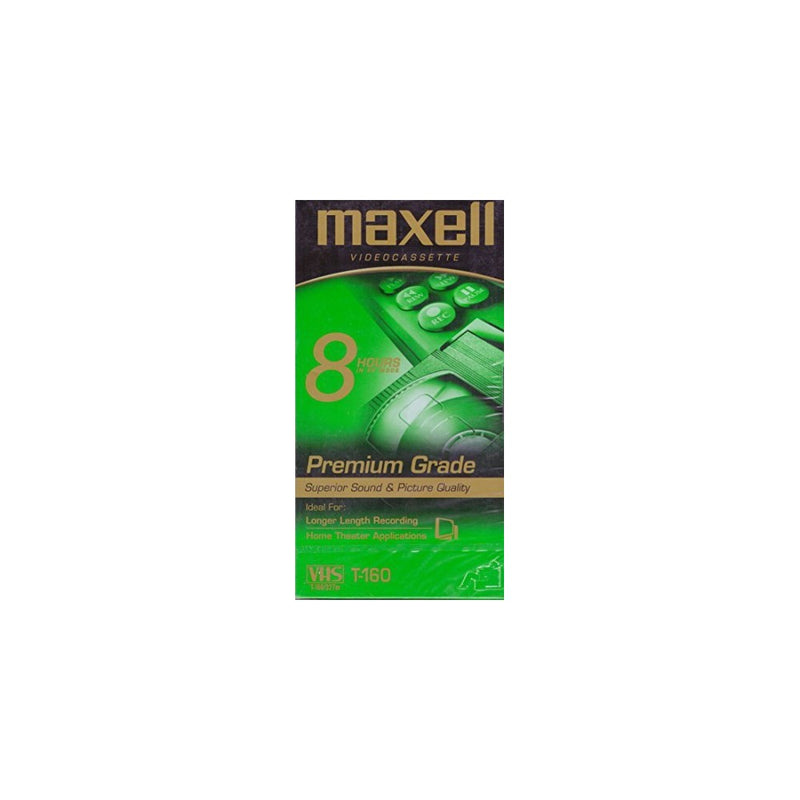 MAXELL T-160 PREMIUM GRADE VIDEOCASSETTE