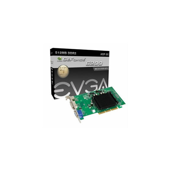 EVGA GeForce 6200 512 MB DDR2 AGP 8X VGA/DVI-I/S-Video Graphics Card, 512-A8-N403-LR