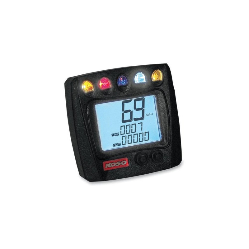 Koso Universal Speedometer with Indicator Lights BB007B52