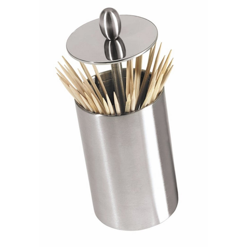 Oggi (7021) Retractable Toothpick Holder with Rubber Base