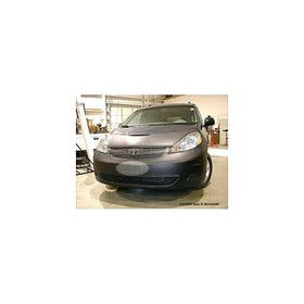 Lebra 2 piece Front End Cover Black - Car Mask Bra - Fits - TOYOTA SIENNA 2006 thru 2010