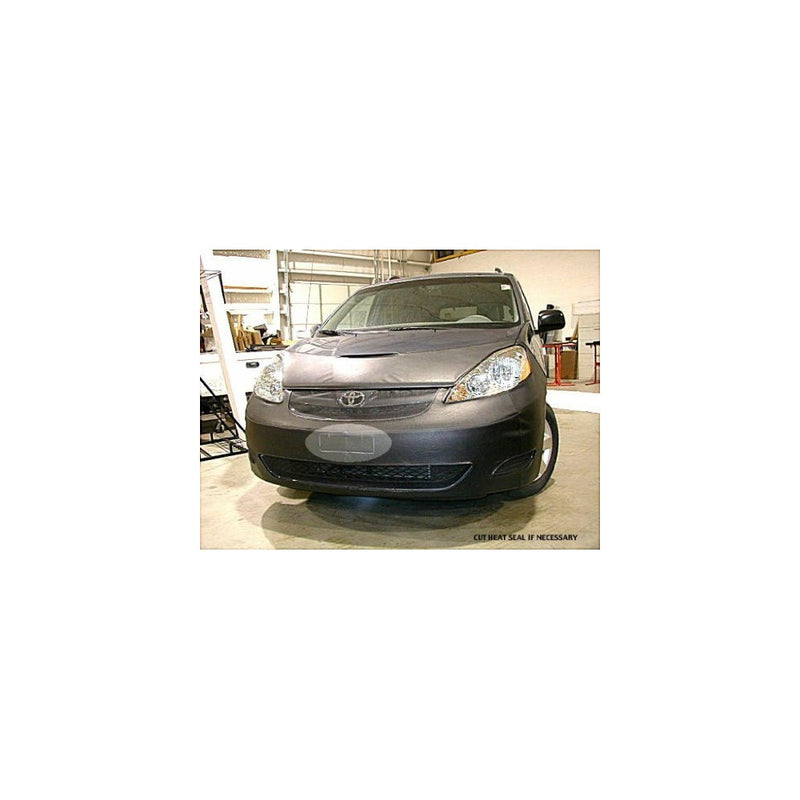Lebra 2 piece Front End Cover Black - Car Mask Bra - Fits - TOYOTA SIENNA 2006 thru 2010