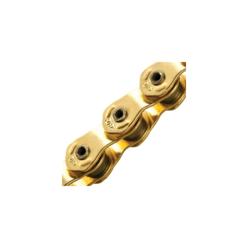 KMC HL710L Half Link Chain - Single Speed, 1/2" x 1/8" x 98L, Gold