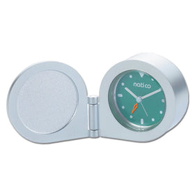 Natico Round Alarm Clock In Tin Box (10-150TIN)