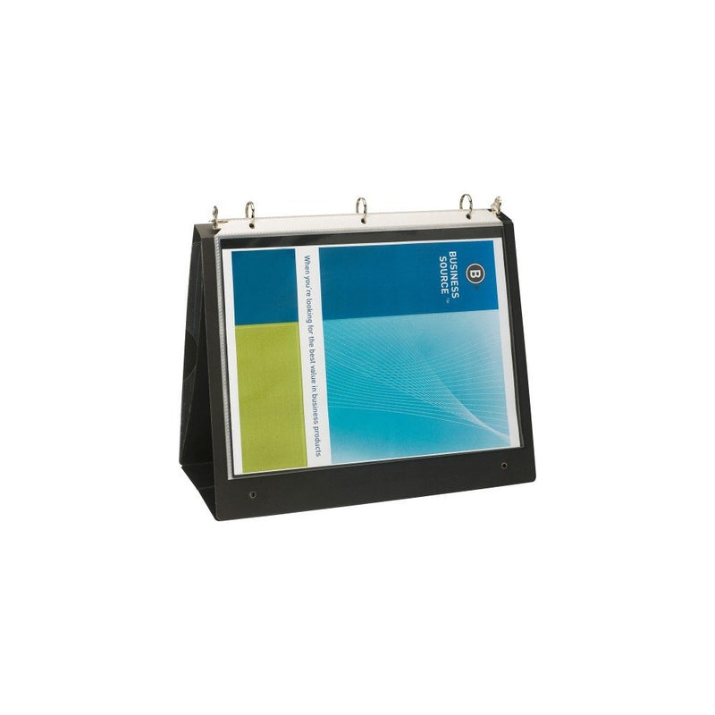 Business Source 1-Inch Presentation Binder - Black
