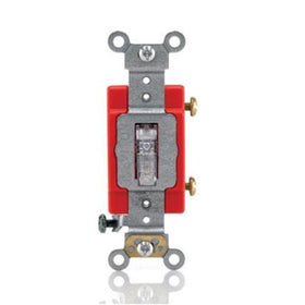 Leviton R57-01221-0LC Switch Ltd 1P 20A Clear By Mfg. Mfrpartno 01221-0LC
