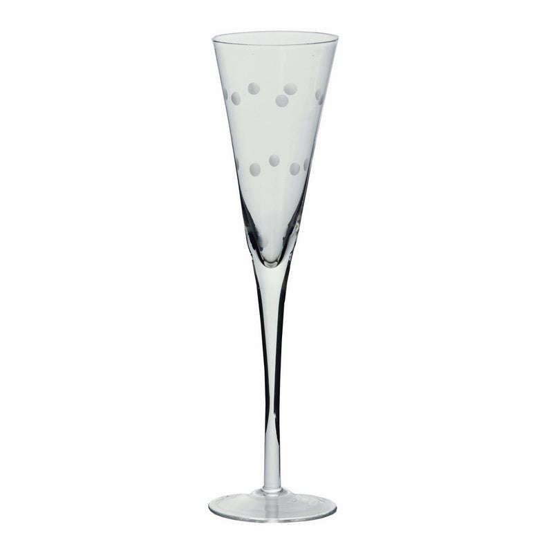 Ivy Lane Design Dotted Pattern Toasting Flutes, Set of 2