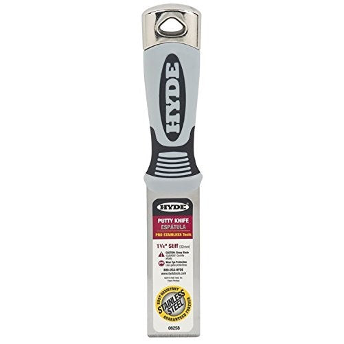 Hyde Tool 06258 1-1/4-Inch Stiff Putty Knife
