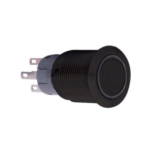 PlasmaGlow 11125 Black LED Activator Switch with White Light (On/Off Version)