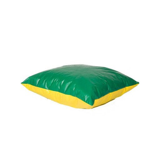 Foamnasium Shredded Foam Soft Play Pillow, Large, Yellow/Green