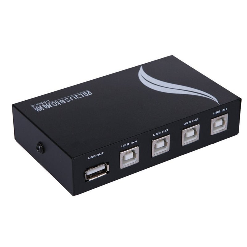 Findway 4 Ports USB Printer Share Sharing Switch Hub MT-1A4B-CF