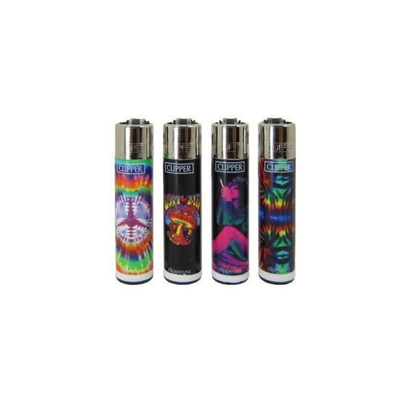 Bundle - 4 Items - Clipper Lighter Tie Dye "Trip 2" Collection